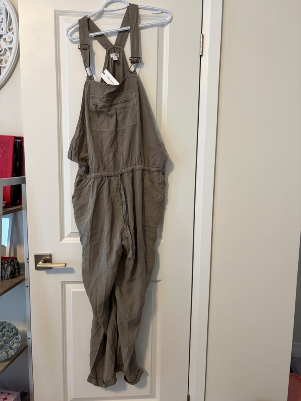 Spiritual Gangster Olive Green Utility Jumpsuit